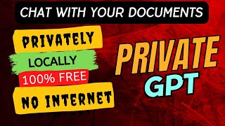 How TO SetUp and USE PrivateGPT | FULLY LOCAL | 100% PRIVATE