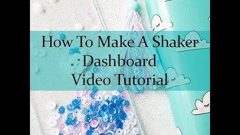Shaker Dashboard Tutorial