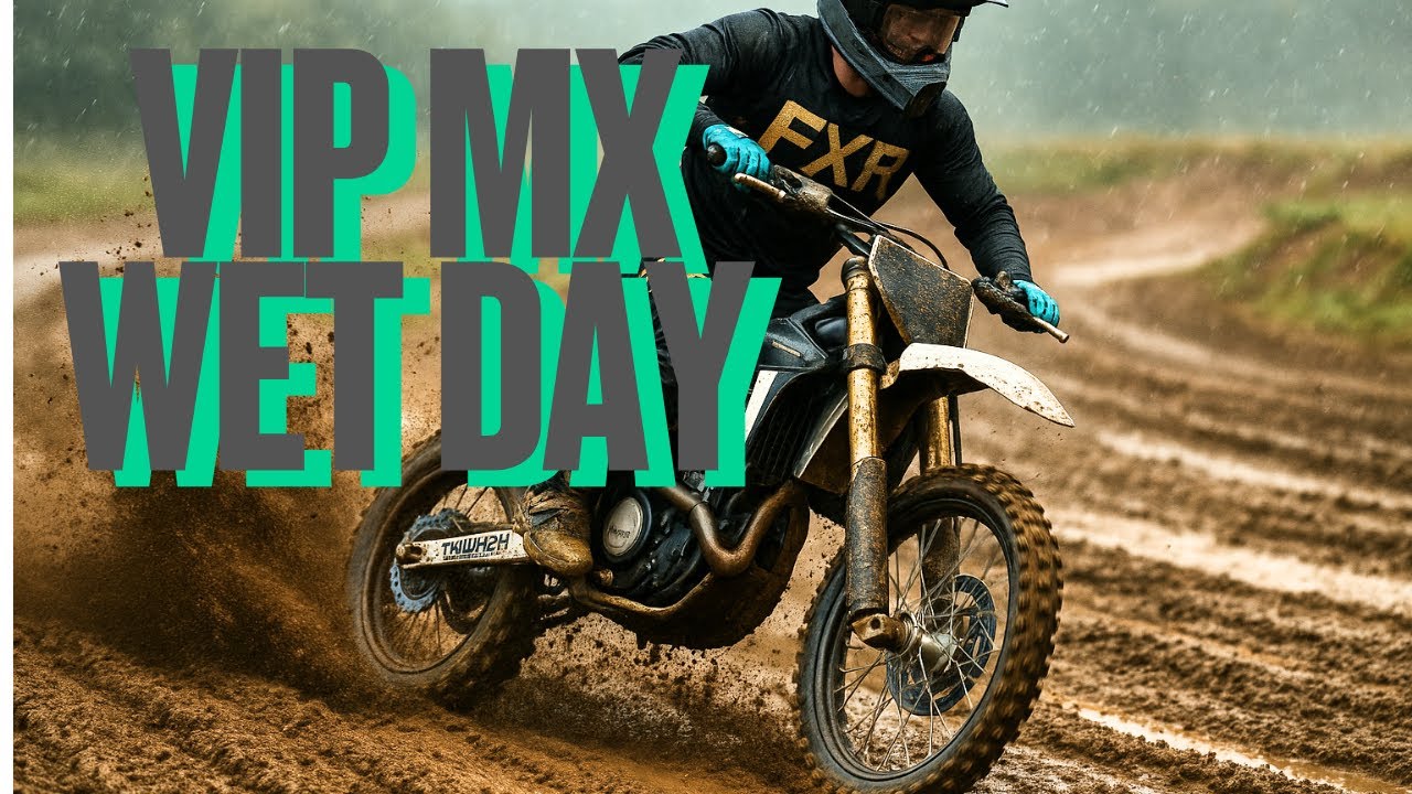 VIP MX Track UK 🌧️ | Wet Day Motocross Madness on the Triumph 250X 🔥 ...