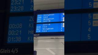 Düsseldorf Hbf gucken ob Zug ausfällt 🚂 Zug nach Rust/Ringsheim Freddy goes to Europa Park