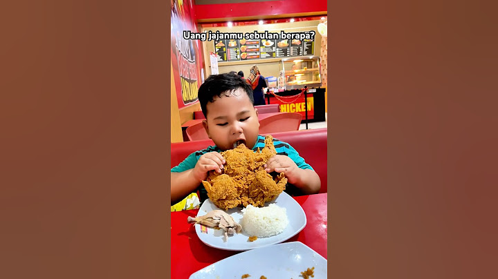 Uang jajanmu sebulan berapa? | Marcello mukbang ayam utuh satu ekor