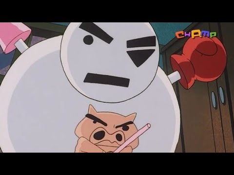스-노우맨 등장. (feat.짱구 극장판 4기)