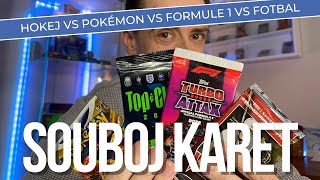 SOUBOJ karet! Kdo vyhraje? Pokémon vs. Hokej vs. Fotbal vs. Formule 1