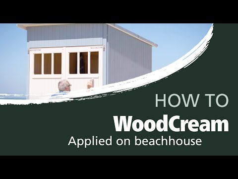 Rubio WoodCream applied on beach house - For vertical exterior surfaces