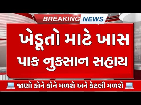 Pak nuksan Sahay 2025-26 || Pradhan Mantri fasal Bima Yojana || પાક નુકસાન સહાય જાણો કોને મળશે સહાય