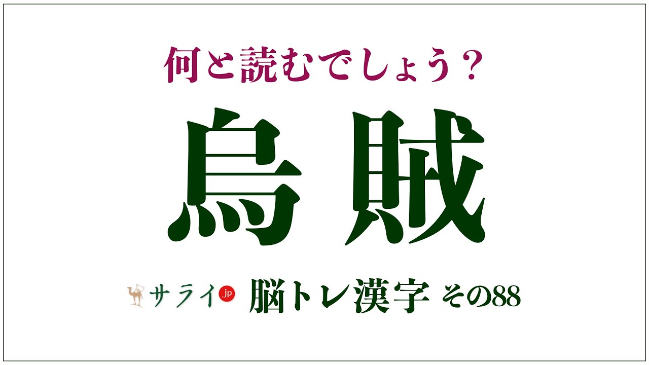 烏賊 正しく読みますか とりぞく ではありません 脳トレ漢字 サライ Jp 小学館の雑誌 サライ 公式サイト
