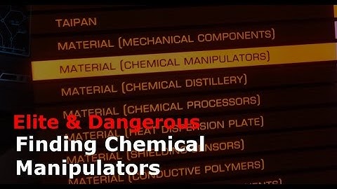 *old video* Finding Chemical Manipulators (Elite Dangerous)