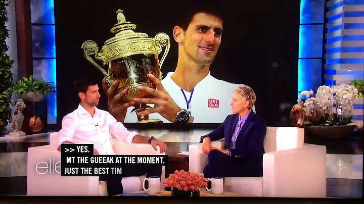 Novak Djokovic visits Ellen Degeneres 3/22/2016 Full Interview