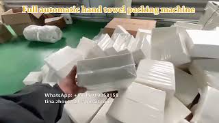 How to pack 2 stacks Hand Towel Tissue paper丨hand towel packing machine