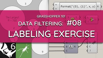 Grasshopper 101: Data Filtering | #08 Labeling Planar Geometry | EXERCISE