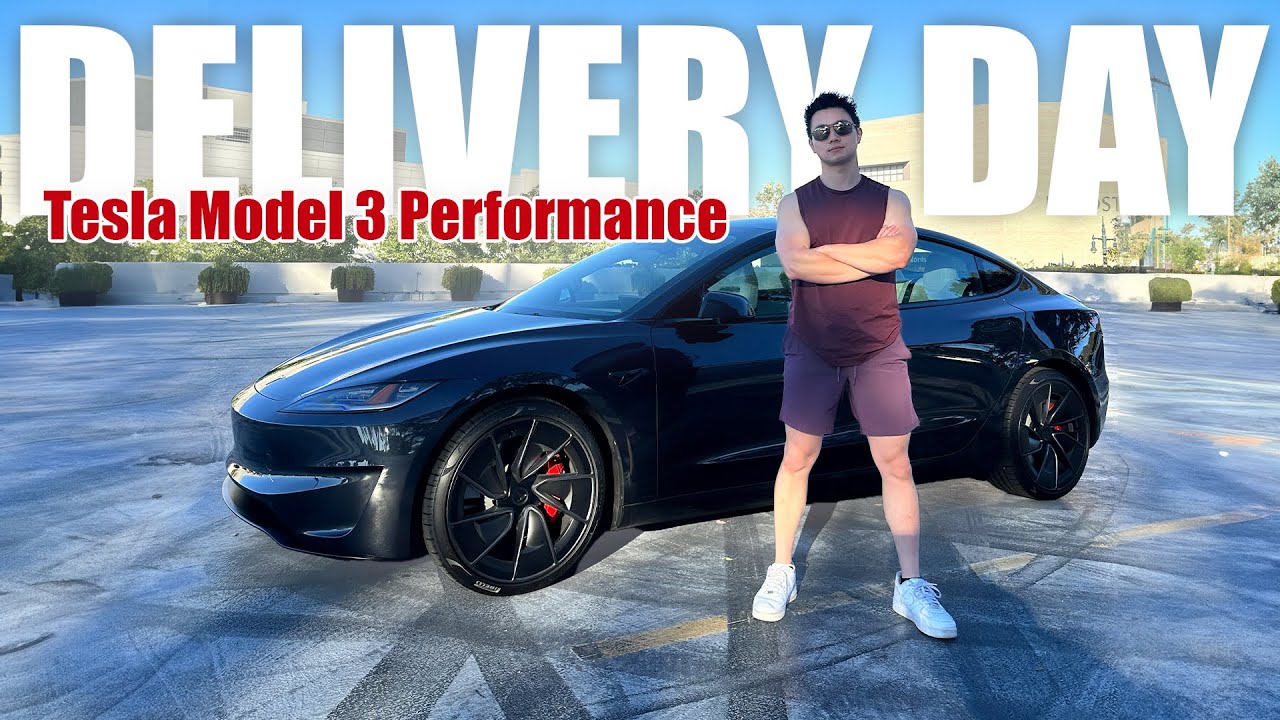 DELIVERY DAY & FIRST IMPRESSIONS | 2024 TESLA MODEL 3 PERFORMANCE - YouTube