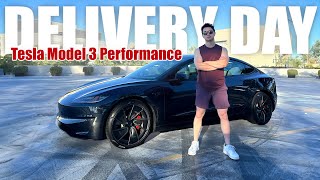 DELIVERY DAY & FIRST IMPRESSIONS | 2024 TESLA MODEL 3 PERFORMANCE