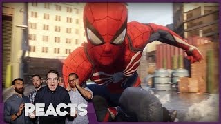 Spider-Man PS4 E3 2016 Trailer - Kinda Funny Reacts