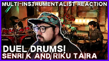 Musician Reacts to Senri Kawaguchi and Riku Taira Duel Drumming!