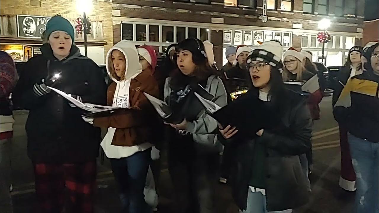Emporia High Chorale members serenade residents ahead of the 45th