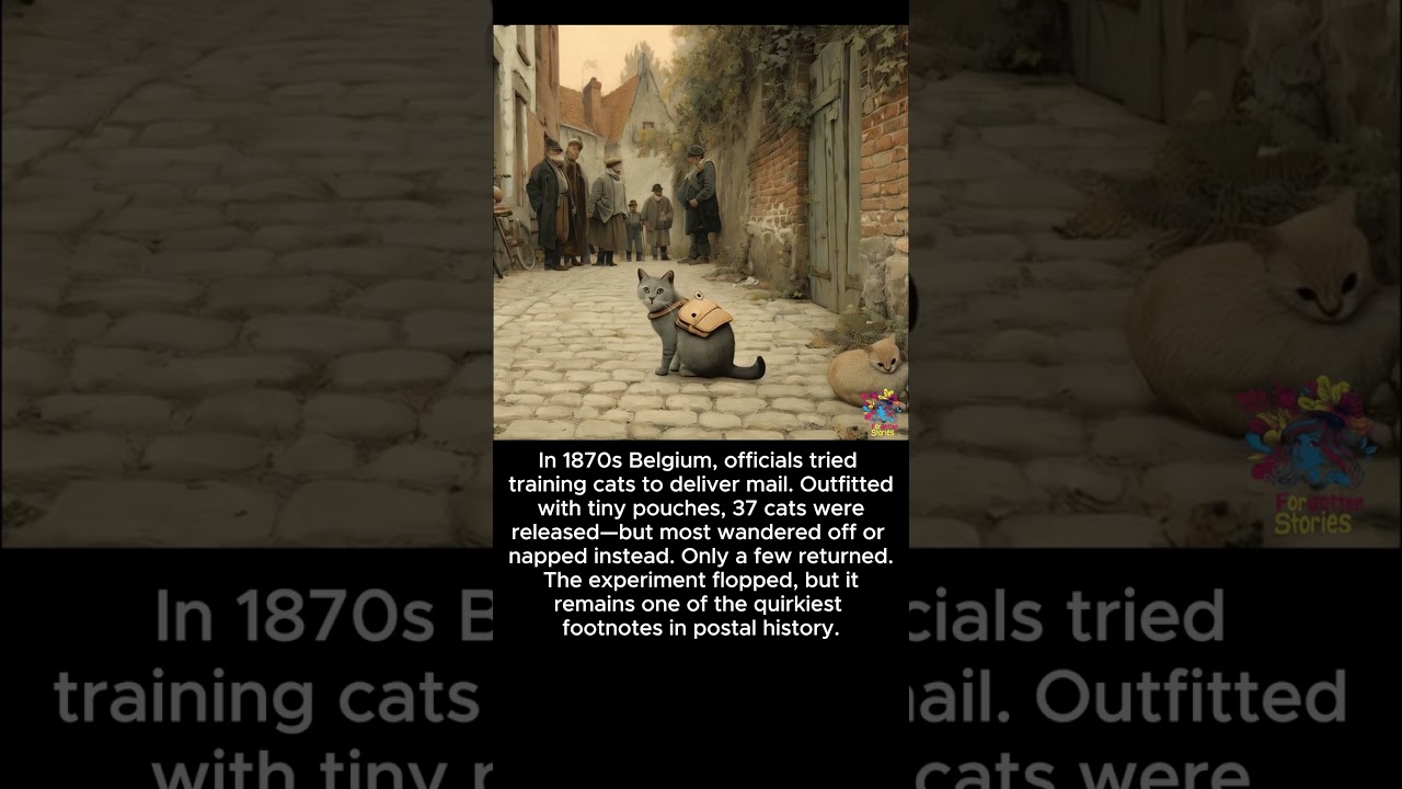 They once tried using cats to deliver mail and it failed beautifully