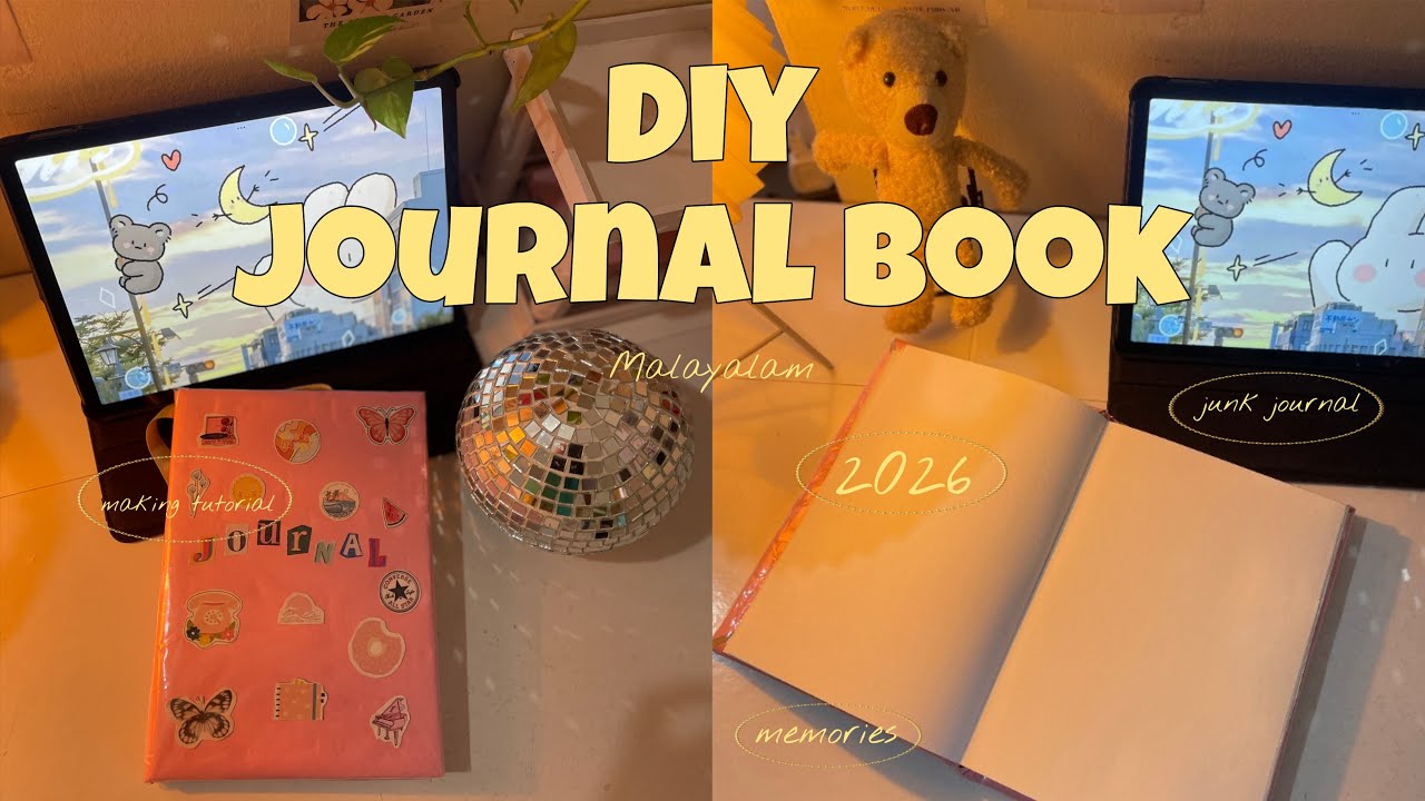 DIY journal book | 2026| making tutorial - YouTube