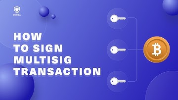 How to sign a #multisignature transaction with Guarda