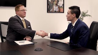 Dr. Jarod Mendenhall and MHS Junior Blake Simmons on U.S. Senate Page Program