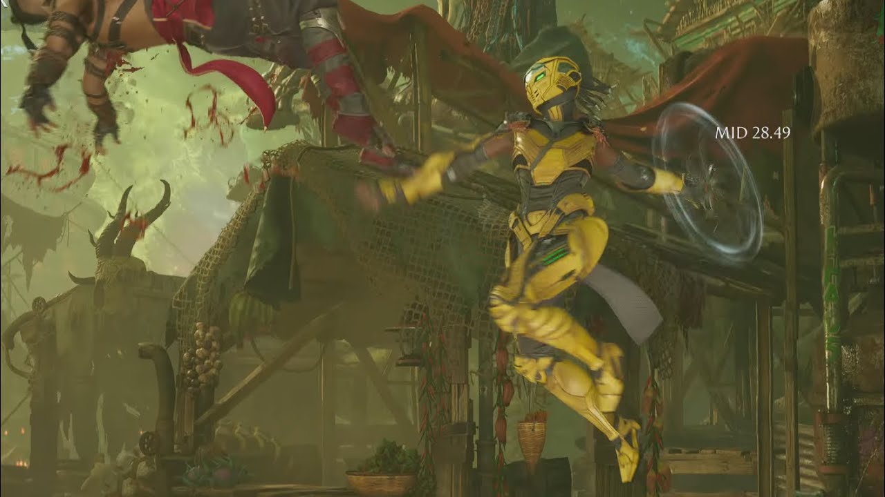 Cyrax Main Combo! (35% Meterless!!!)