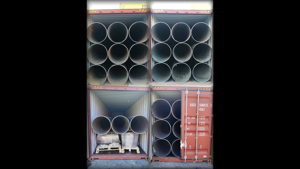 API 5L Grade B SSAW Spiral Steel Pipe And Matching Fittings Shipped To Riyadh 