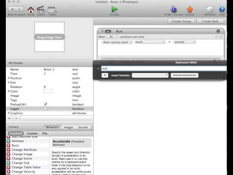 GameSalad : How to toggle the value of a boolean attribute