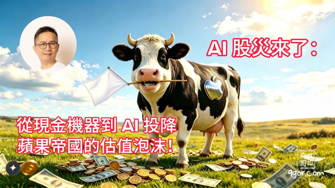261010 AI股災來了:從現金機器到 AI投降,蘋果帝國的 估值泡沫!