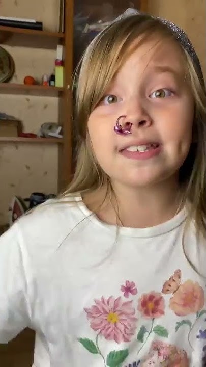 Сделала пирсинг 😂 😂 - YouTube