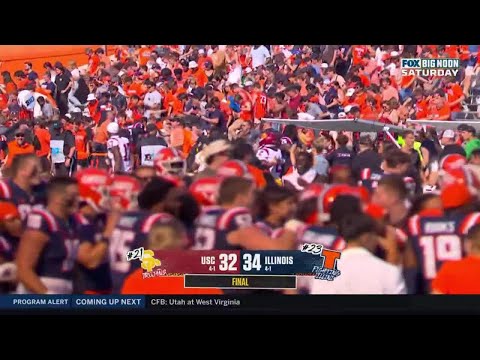 David Olano MAKES Game-Winning FG vs. USC | Illinois Football