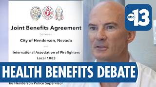 Henderson City Council to vote on retiree health benefit changes
Henderson City Council will vote on changes to health insurance benefits for retired firefighters and police officers that could raise their costs. Henderson City Council to vote on retiree health benefit changes