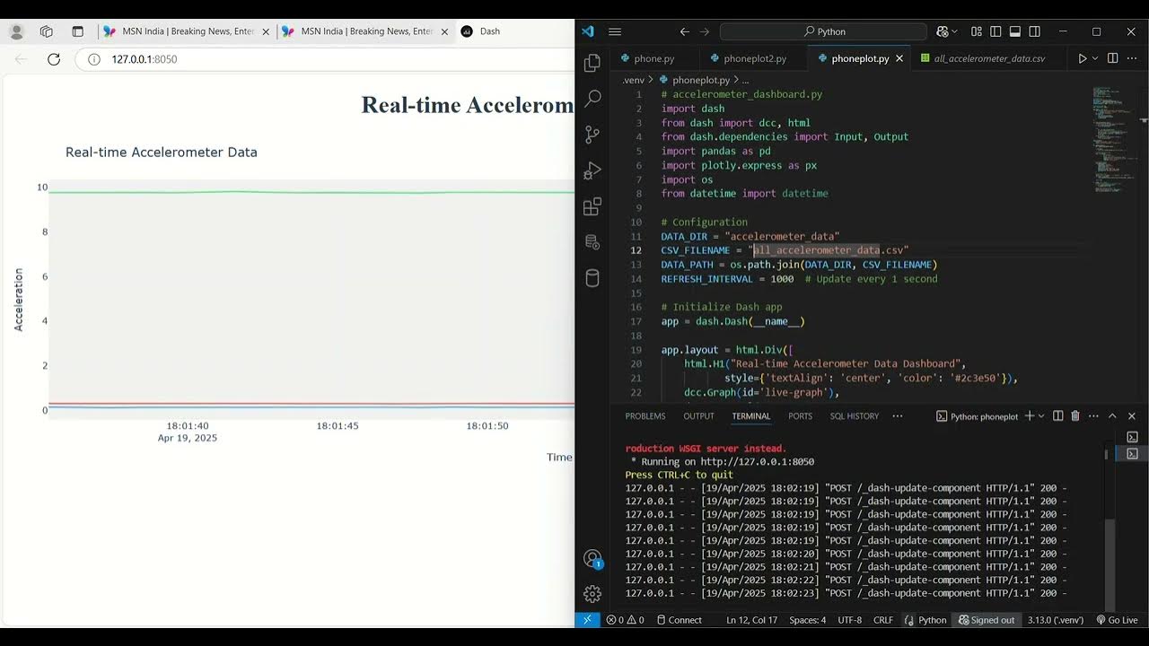 Arduino cloud real time graph plot using Arduino remote app - YouTube