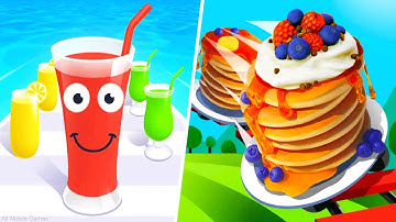Pancake Run | Juice Run - All Level Gameplay Android,iOS - NEW LEVELS APK UPDATE