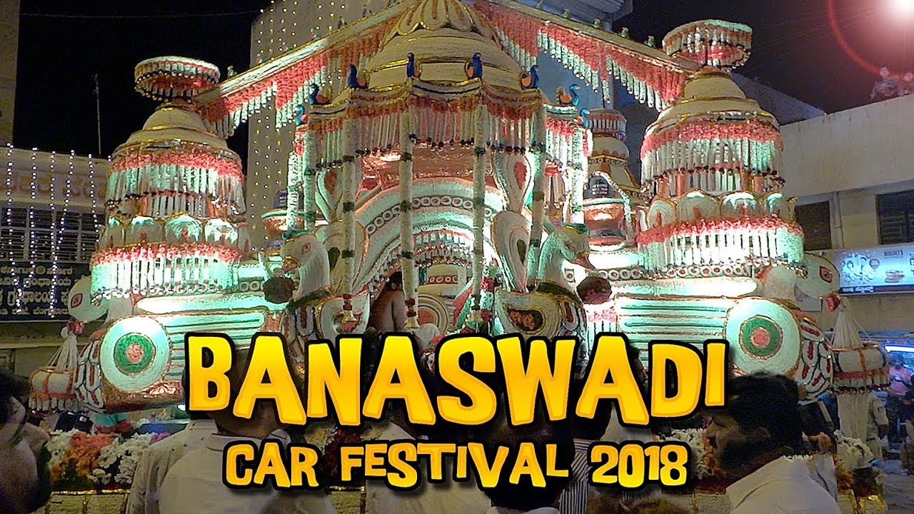 Banaswadi car festival Promo Banaswadi pallaki Sri Anjaneya Swamy