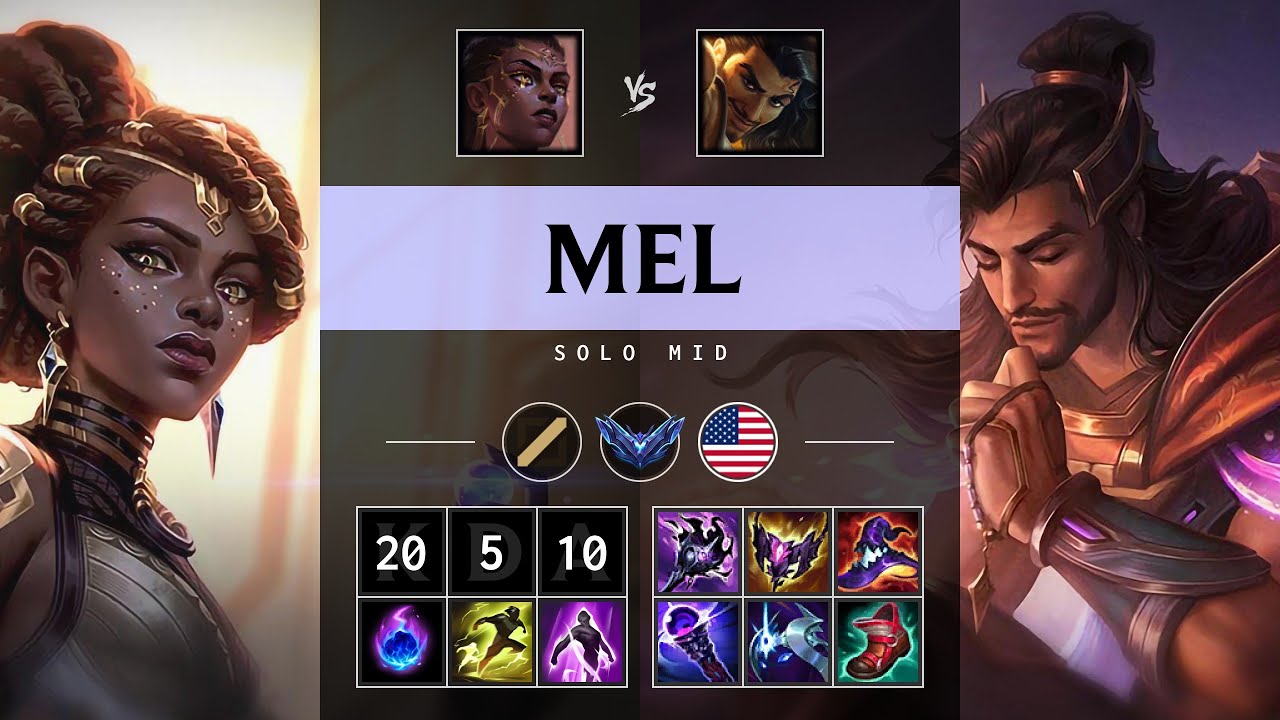 Mel Mid vs Akshan - NA Diamond Patch 25.16
