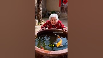 BÀ LÃO cứu con CÁ VÀNG, không ngờ CÁ hóa THẦN LONG và ban MƯA VÀNG #shorts #funny