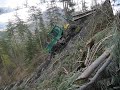 Timberjack 460 skidder  dans un mur  bcherons de lextrme 