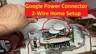 2024 Google Nest Power Connector Install Setup 2 Wire (no C) thermostat TACO SR502 (N260/E297 code)