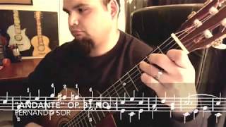 Video thumbnail of "Op. 31 No. 1 - "Andante"  - Fernando Sor"