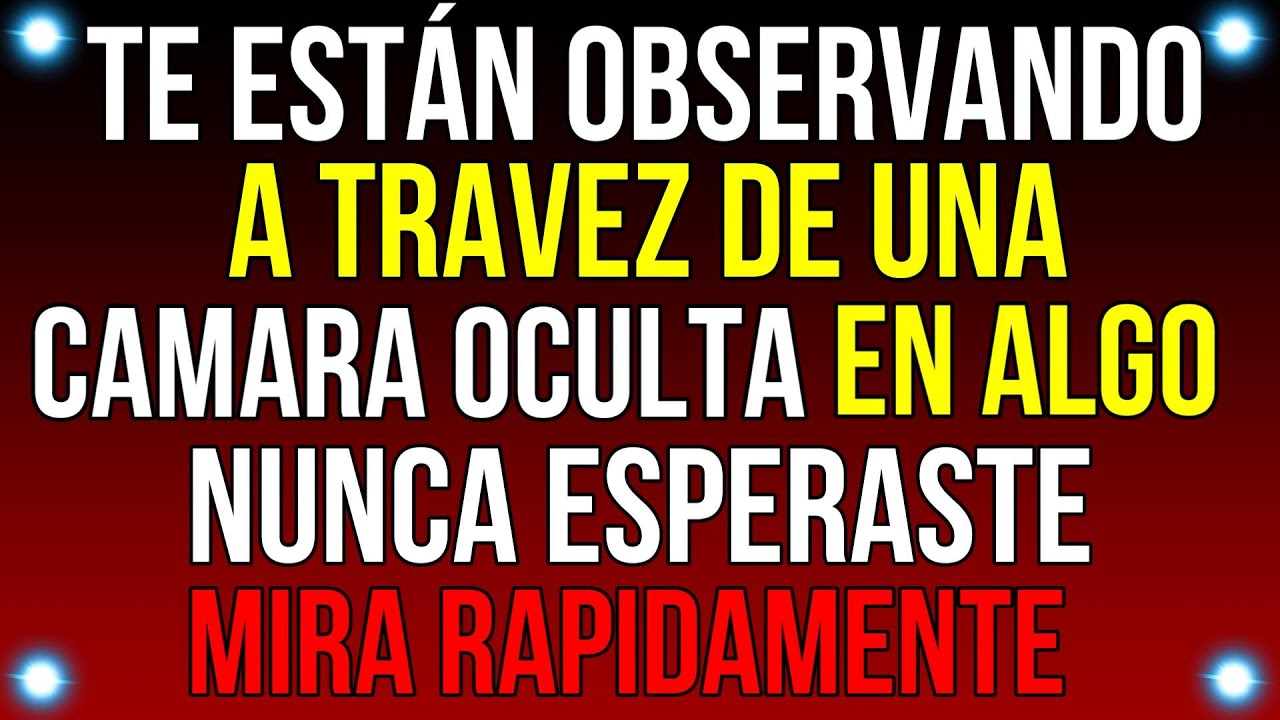Te ESTÁN OBSERVANDO a través de una CÁMARA ESCONDIDA en...| Mensaje de Dios de hoy | #godmessage
