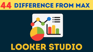Calculate Difference from Max in Looker Studio