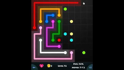 flow game facebook - 10 x 10 mania level 76 Connect the dots