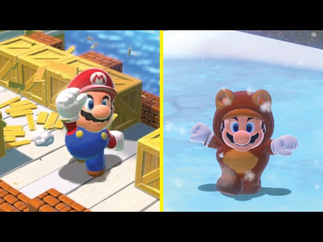 Many コラージュ Cursed Mario in Bowser's Fury (funny Mario animations/ Mario