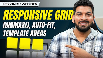 Grid: Auto-Fit, MinMax, Template Areas Explained || Episode - 31