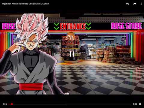 Uganda knuckles insults Black gohan and gohan