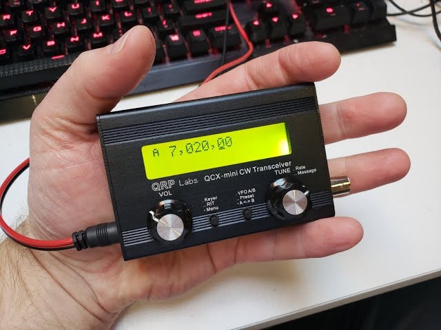 CW QRP 7Mhz トランシーバー QCX-mini 5W Introducing QCX-mini 5W CW transceiver! - YouTube
