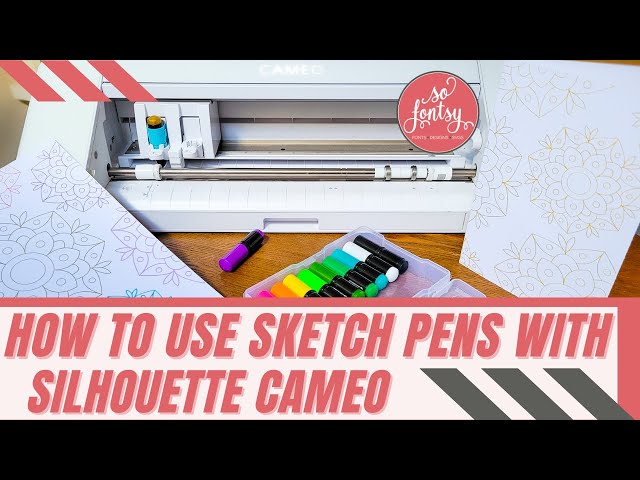 Silhouette Sketch Pens - Neon (4 pieces)