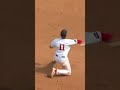 Rafael Devers makes the throw across the diamond from one knee 👏