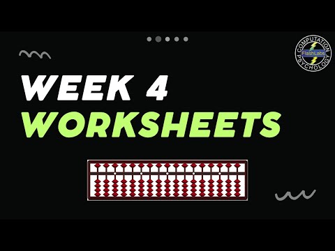 Abacus Free Online Course - Week 4 Worksheets