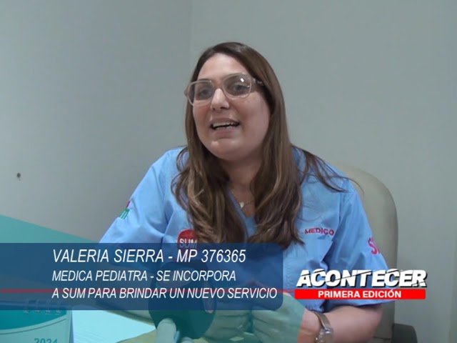 Marcos Juárez: Nuevo servicio de pediatría brindado por SUM