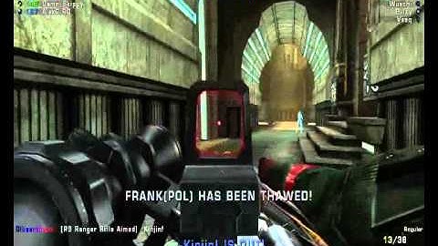 Unreal Tournament 2004 - R9A1 Rangers Rifle and M290 Gameplay w/ Ballistic Weapons